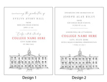 High School Graduation Announcements with College Bound University for New Hampshire Schools, nh, HS Grad