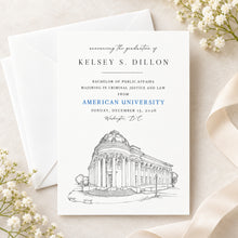 American University Graduation Announcement, College, Grad Announcements, College, Tech Graduation Cards (set of 25)