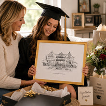Arizona State University Fine Art Print | Graduation Gift | Hand Drawn Campus Wall Art
