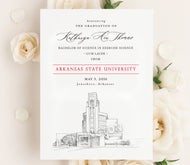 Arkansas State University Graduation Announcement, Invitation, astate Invite, Univ, Grad Announcements, College, Graduation Cards