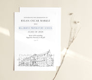 Bellarmine Preparatory Graduation Announcements, Washington, Tacoma, High School Grad, Graduation Cards (set of 25)