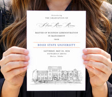 Boise State University Graduation Announcement, Invitation, Invite, Univ, Grad Announcements, College, Graduation Cards
