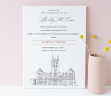 Boston College Graduation Announcement, Boston Grad Announcements, bc College, Tech Graduation Cards (set of 25)