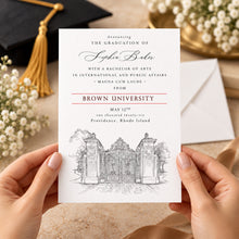 Brown University Graduation Announcement, Grad, State, College, Tech, Graduation Cards (set of 25)