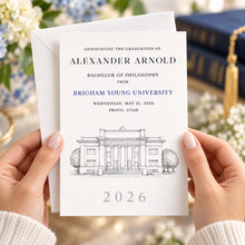 Brigham Young University Graduation Announcement, College, Grad Announcements, byu, College, Tech Graduation Cards