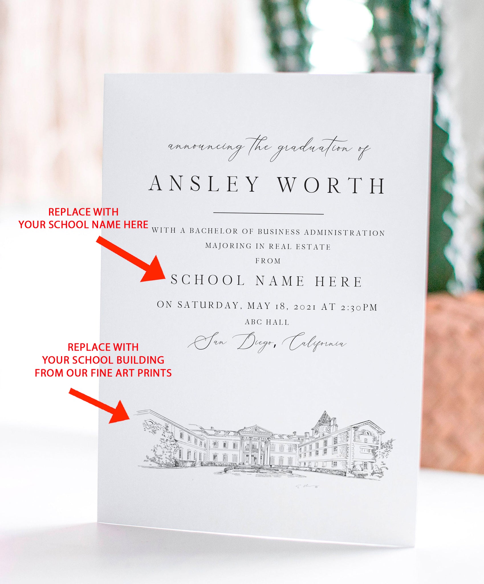 University of Nebraska- Madison Graduation Announcement, Invitation, I Darlingtongrads University of Nebraska- Madison Graduation Announcement, Invitation, I Darlingtongrads