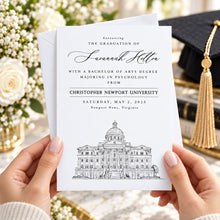 Christopher Newport University Graduation Announcement, Invitation, Invite, Univ, Grad Announcements, College, Tech, Graduation Cards