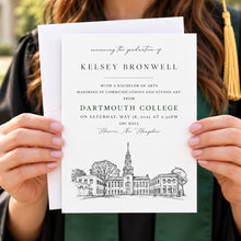 Dartmouth College Graduation Announcement, Invitation, Invite, Univ, Grad Announcements, College