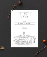 University of Idaho College of Law Graduation Announcement, Invitation, Invite, Univ, Grad Announcements, College