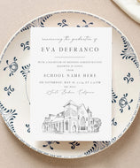 University of Colorado Graduation Announcement, Boulder, Invitation, Invite, Univ, Grad Announcements, College