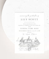 Savannah College of Art and Design Graduation Announcement, Invitation, Invite, Univ, Grad Announcements, College