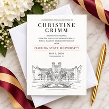 Florida State University Graduation Announcements | Custom FSU Cards (Set of 25)