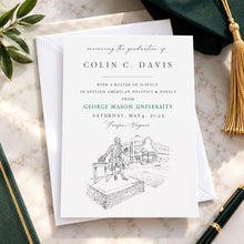 George Mason University Graduation Announcement, Grad, Virginia University, State, College, Tech, Graduation Cards (set of 25)
