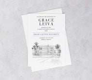 Grand Canyon University Graduation Announcement, gcu, Invitation, Invite, Univ, Grad Announcements, College