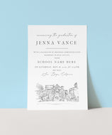 University Graduation Announcement, Grad Announcements, College, Tech, State, Grads, Invitations