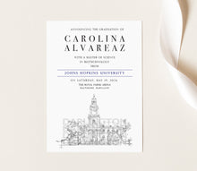 Johns Hopkins University Graduation Announcement, Baltimore, University, College, Tech, State Graduation Invitations, Cards (set of 25)