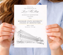 Kennesaw State University Graduation Announcement, College of Architecture Invitation, Invite, Univ, Grad Announcements