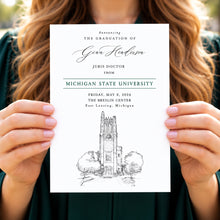 Michigan State University Graduation Announcements | Custom MSU Cards (Set of 25)