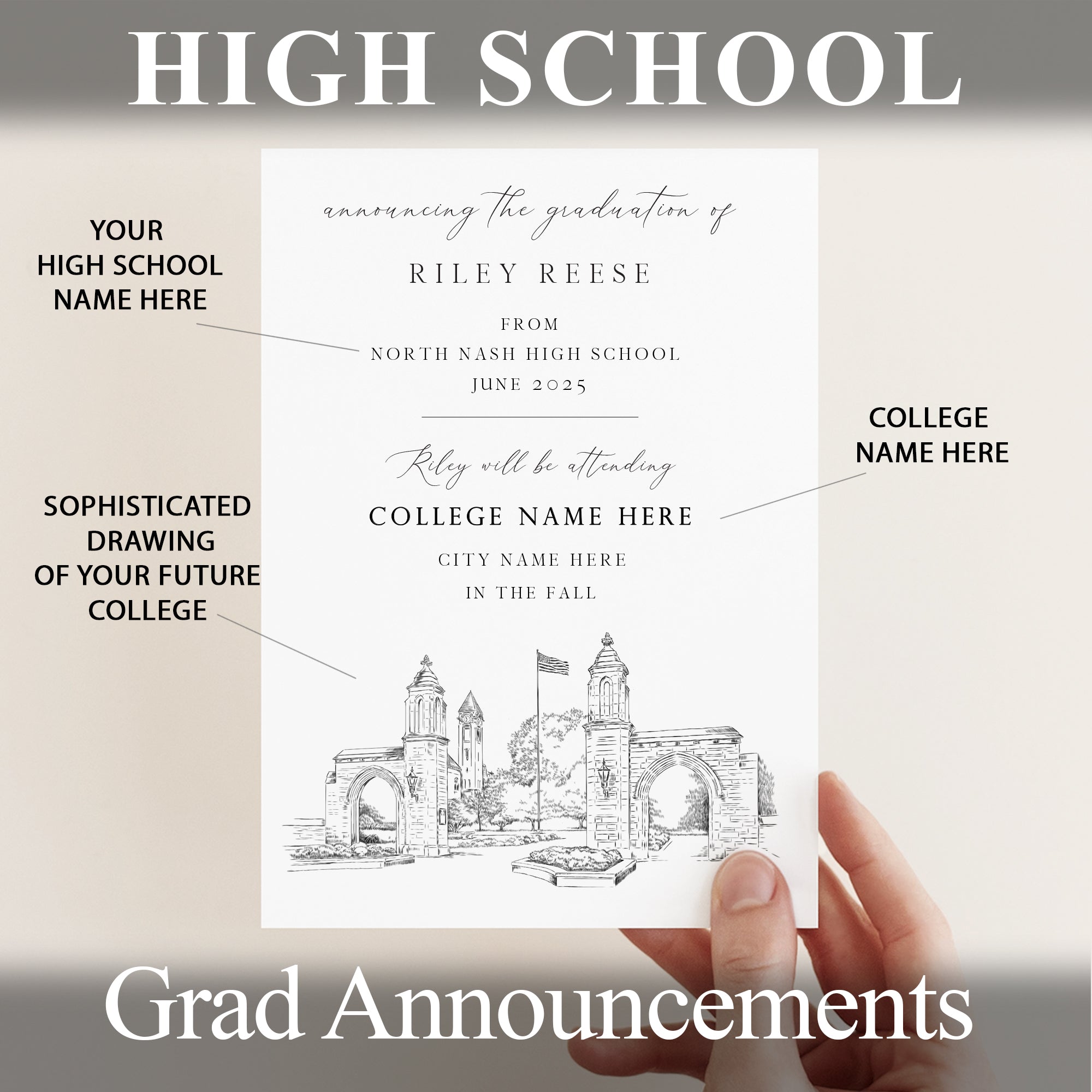 College Graduation Program Cover