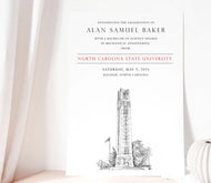 North Carolina State University Graduation Announcement, NC State, Announcements, Invitation, Graduation Cards, Graduation  (25)