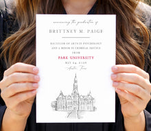 Park University Graduation Announcement, Invitation, Invite, Univ, Grad Announcements, College, Graduation Cards