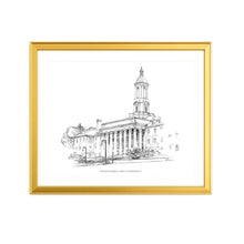 Pennsylvania State University Fine Art Print | Graduation Gift | Hand Drawn Campus Wall Art | Alumni Gift