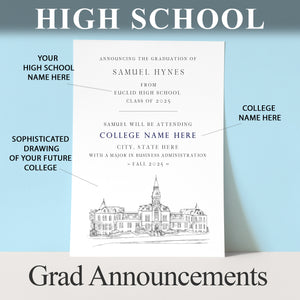 High School Graduation Announcements with College Bound Pennsylvania University, Schools, pa, HS Grad