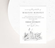 Purdue University Graduation Announcement, Invitations, Indiana, University, Graduation Cards