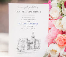 Rollins College Graduation Announcement, Florida, University, State, College, Tech, Graduation Invitations, Cards