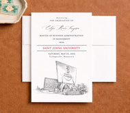 Saint Johns University Graduation Announcement, Minnesota Invitation, Invite, Univ, Grad Announcements, College, Graduation Cards