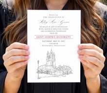 Saint Joseph's University Graduation Announcement, Philadelphia, sju, University, State, College, Tech, Graduation Invitations, Cards (set of 25)
