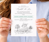 South Florida State College Graduation Announcement, fl, Invitation, Invite, Univ, Grad Announcements, College, Graduation Cards