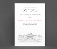 Southern Methodist University Graduation Announcement, Announcements, Invitation, Graduation Cards, Graduation  (25)