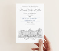 St. Mary's University School of Law Graduation Announcement, San Antonio, TX, Invitation, Announcements, Grads, College, Grad