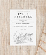 Suffolk University Law School Graduation Announcement, Invitation, Grad Announcements, College, Tech, Graduation Cards (set of 25)