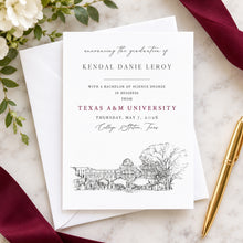 Texas A&M Graduation Announcements | Custom Cards (Set of 25)