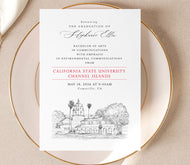 California State University Channel Islands Graduation Announcement, Cal State, Grad Announcements, Invitation, Cards