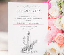 University of Alabama Graduation Announcements – Custom Bama Grad Cards (Set of 25)