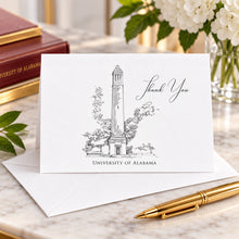 University of Alabama Graduation Thank You Cards, Set of 25
