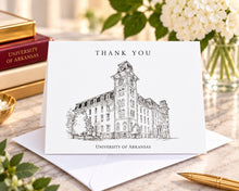 University of Arkansas Graduation Thank You Cards, Set of 25