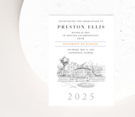 University of Florida Graduation Announcement, Invitation, ufl, Univ, Grad Announcements, Graduation Cards
