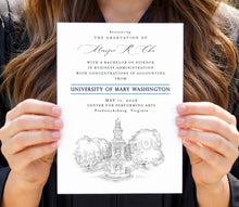 University of Mary Washington Graduation Announcement, umw, Invitation, Invite, Univ, Grad Announcements, College, Graduation Cards