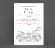 University of Mobile Graduation Announcement, Alabama, Invitation, Announcements, Grads, College, Grad