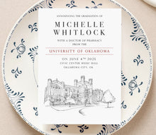 University of Oklahoma graduation announcement cards