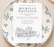 University of Oklahoma graduation announcement cards