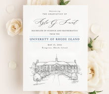 University of Rhode Island Graduation Announcement, Invitation, uri Invite, Univ, Grad Announcements, College, Graduation Cards
