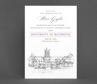 University of Richmond Graduation Announcement, College, Grad Announcements, Tech Graduation Cards (set of 25)