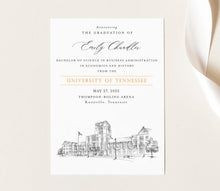 University of Tennessee Graduation Announcement, Invitation, Announcements, College, Grad, Cards (set of 25)