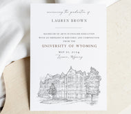 University of Wyoming Graduation Announcement, Invitation, Announcements, Grads, College, Grad