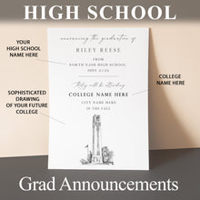 High School Graduation Announcements with College Bound Utah, University, Schools, UT Dallas, HS Grad